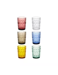 Set 6 Bicchieri Alti Vanity Multicolor