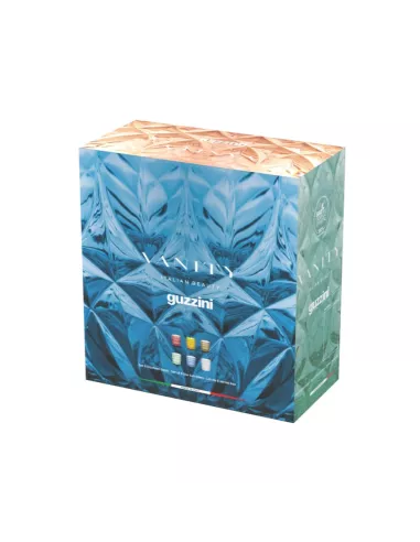 Set 6 Bicchieri Bassi Vanity Multicolor