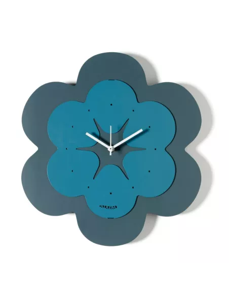 Orologio a Forma di Fiore Florindo Petrolio e Blu Oltremare