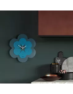 Orologio a Forma di Fiore Florindo Petrolio e Blu Oltremare 2