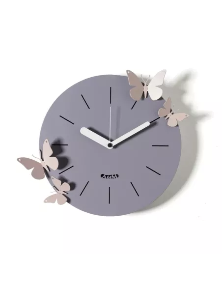 Orologio con Farfalle Battito D'ali Glicine e Gelso