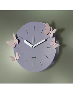 Orologio con Farfalle Battito D'ali Glicine e Gelso 2