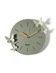 Orologio con Farfalle Battito D'ali Giada e Avorio