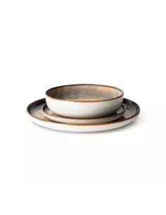 Servizio Piatti 18 Pz in Ceramica Effetto Artigianale Zeus Excélsa 2
