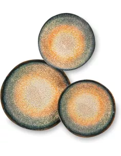 Servizio Piatti 18 Pz in Ceramica Effetto Reattivo Zeus Excélsa 2