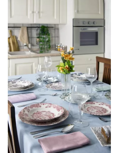 Servizio Piatti 12 Pz in Ceramica Multicolore Voyages Excélsa