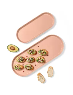 Vassoio Ovale Minerva L Pink Sand 2