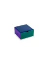 Cofanetto Portagioie in Vetro Blu e Verde