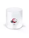 Bicchiere In Vetro Borosilicato Con Soggetto Coccinella In Vetro Colorato All'interno