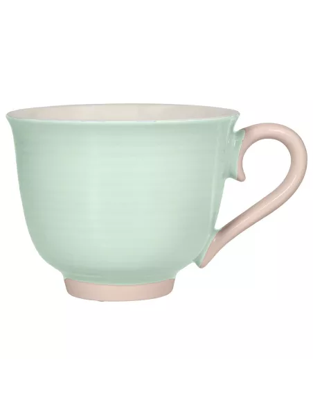 Tazza Jumbo 500 cc Colorblock New Bone China Verde