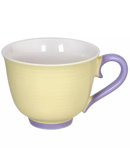 Tazza Jumbo 500 cc Colorblock New Bone China Giallo