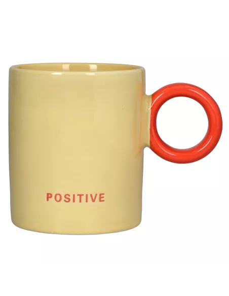 Mug 350 cc Positive New Bone China Giallo