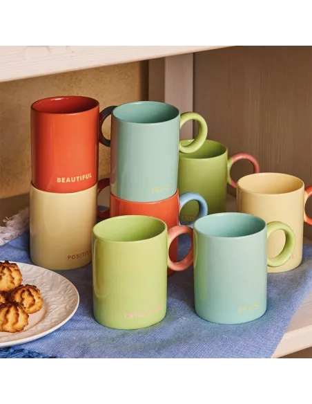 Mug 350 cc Enthusiasm New Bone China Verde