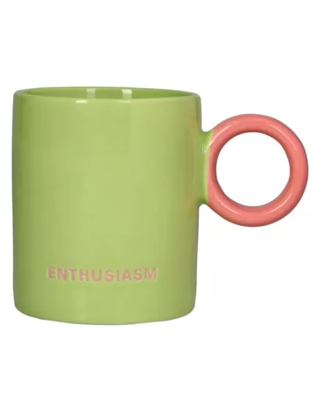 Mug 350 cc Enthusiasm New Bone China Verde