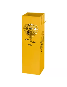 Portaombrelli Mongolfiere in Metallo Ocra