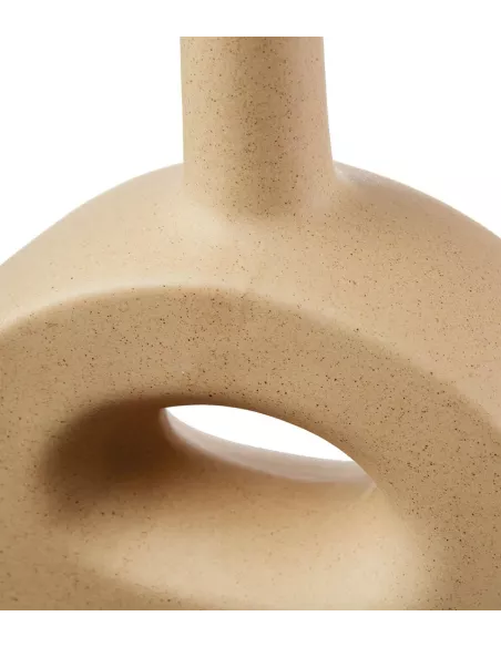 Vaso Bottiglia In Porcellana Beige - L'oca Nera