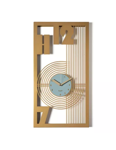 Orologio Gropius Oro Laccato e Verde Marino