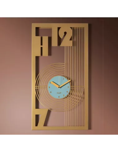 Orologio Gropius Oro Laccato e Verde Marino