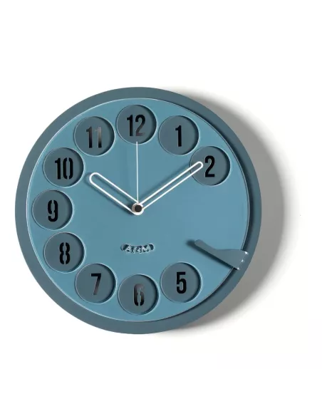 Orologio da Parete Call Me Petrolio e Blu Oltremare