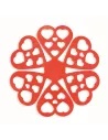 Salvapadelle Modello Cuore Rosso In Silicone - 1Pz