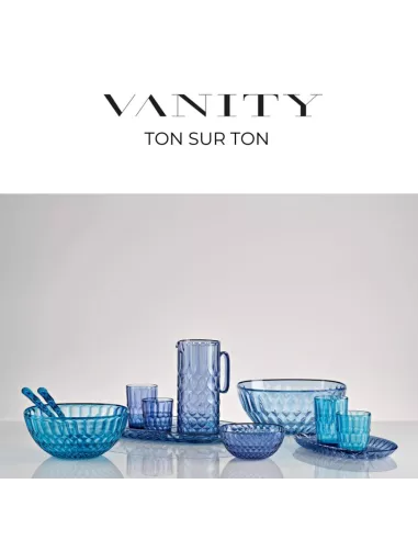 Set 6 Bicchieri Bassi Vanity Sea Blu