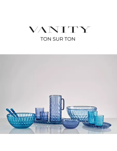 Set 6 Bicchieri Bassi Vanity Sea Blu