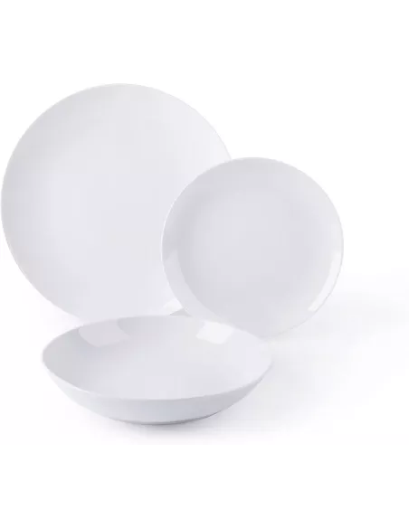 Servizio piatti 36 pezzi Antalya Porcellana Bianco