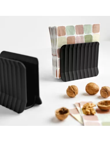 Portatovaglioli Arca Colore Carbon Black