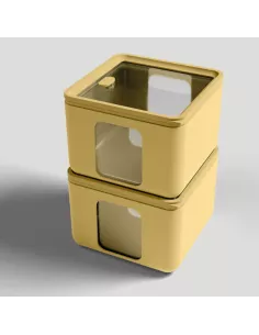 Contenitore Ermetico XS Peek Box Giallo 2
