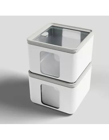 Contenitore Ermetico M Peek Box Artic White
