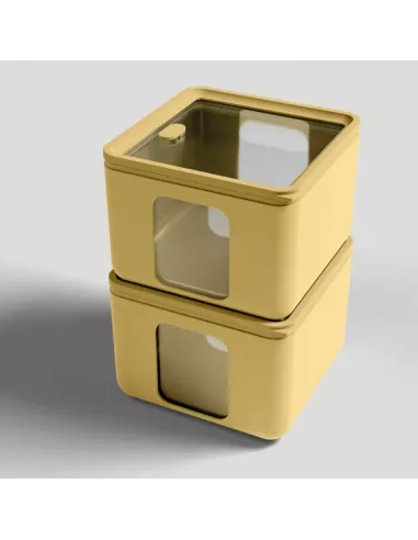 Contenitore Ermetico M Peek Box Giallo