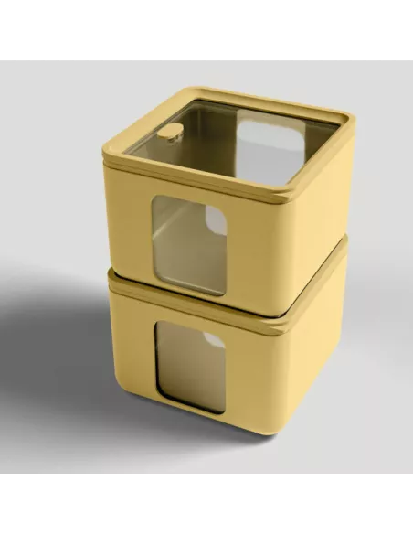 Contenitore Ermetico M Peek Box Giallo