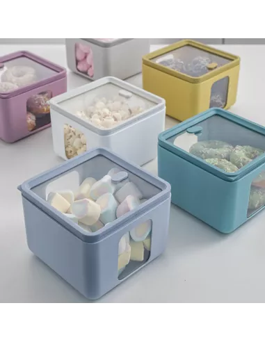Contenitore Ermetico M Peek Box Azzurro
