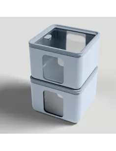 Contenitore Ermetico M Peek Box Azzurro 2