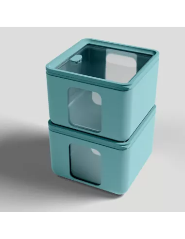 Contenitore Ermetico M Peek Box Verde