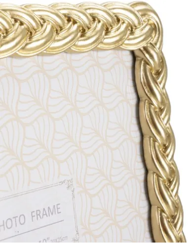 Portafoto Rope Colore Oro 25x2x30 (misura interna 20x25)