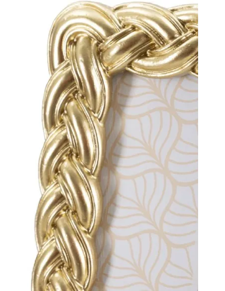 Portafoto Rope Colore Oro 19x2x24.5 (misura interna 15x20)