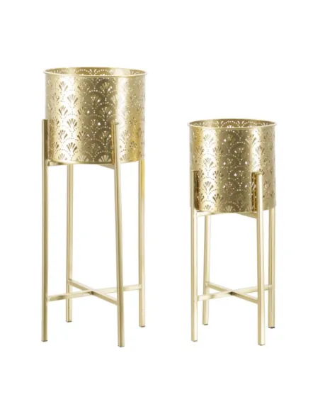 Porta Vaso Glowy Stand Oro Grande 22x53cm - 1 Pz Mauro Ferretti