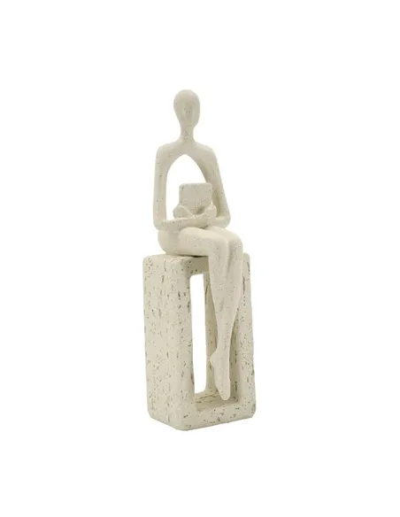 Statuetta Single Donna con Libro Stons cm 8.5x6.5x24 Mauro Ferretti