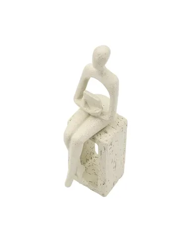 Statuetta Single Donna con Libro Stons cm 8.5x6.5x24 Mauro Ferretti