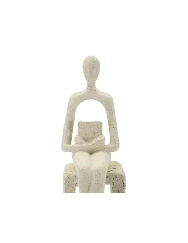 Statuetta Single Donna con Libro Stons cm 8.5x6.5x24 Mauro Ferretti