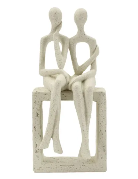 Statuetta Coppia Stons cm 11.5x9x25 Mauro Ferretti