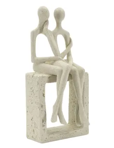 Statuetta Coppia Stons cm 11.5x9x25 Mauro Ferretti 2