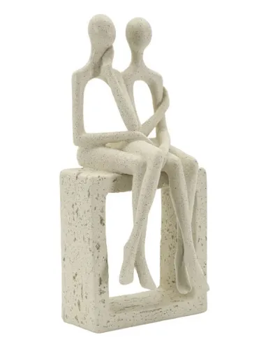 Statuetta Coppia Stons cm 11.5x9x25 Mauro Ferretti