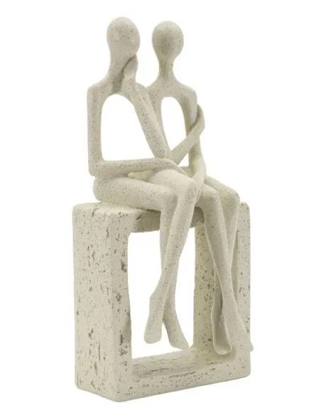 Statuetta Coppia Stons cm 11.5x9x25 Mauro Ferretti