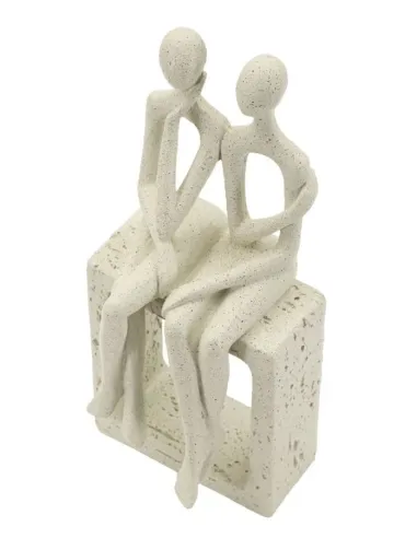 Statuetta Coppia Stons cm 11.5x9x25 Mauro Ferretti