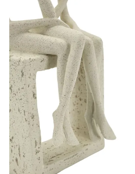 Statuetta Coppia Stons cm 11.5x9x25 Mauro Ferretti