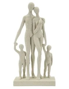 Statuetta Famiglia Stons cm 16x8x30.5 Mauro Ferretti