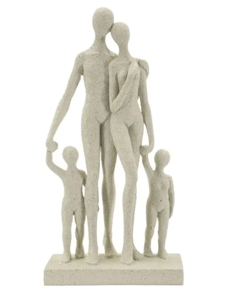 Statuetta Famiglia Stons cm 16x8x30.5 Mauro Ferretti