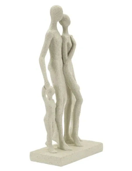 Statuetta Famiglia Stons cm 16x8x30.5 Mauro Ferretti